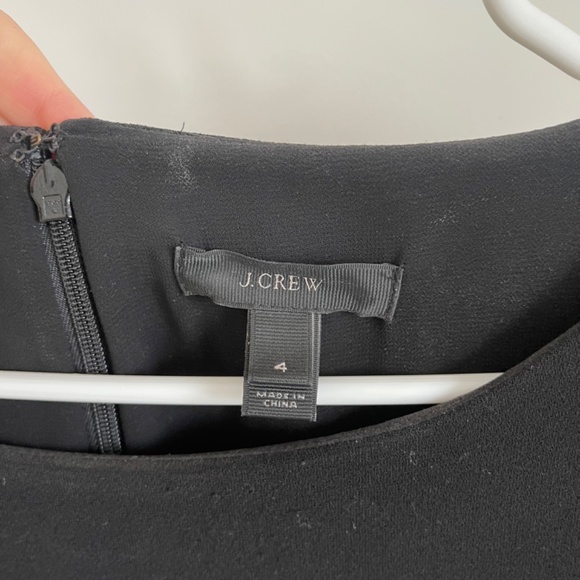 J. Crew Crépe Long Sleeved Mini Dress - Picture 3 of 4